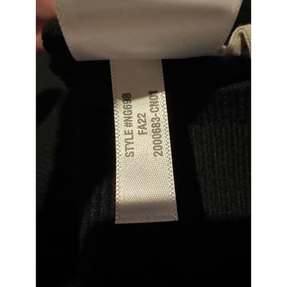 Madewell Dearing Square-Neck Crop Sweater Tank black size XL - Picture 11 of 12